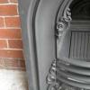 Antique Early Victorian Arched cast Iron Fireplace Insert