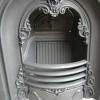 Antique Early Victorian Arched cast Iron Fireplace Insert