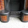 Antique Edwardian Tiled Cast Iron Fireplace Insert 