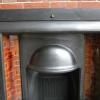 Antique Edwardian Tiled Cast Iron Fireplace Insert 