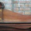 Antique Art Nouveau Inlaid Mahogany Fire Surround