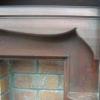 Antique Art Nouveau Inlaid Mahogany Fire Surround