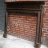 Antique Victorian Carved Oak Fireplace Surround