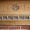 Antique Aesthetic Movement Pine Fireplace Surround