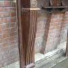 Old Victorian Mahogany Mantelpiece