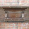 Old Victorian Mahogany Mantelpiece