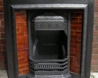 Edwardian Tiled Cast Iron Fireplace Insert