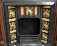 Victorian Tiled Cast Iron Fireplace Insert