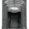 Jasmine Art Nouveau Cast Iron Combination Fireplace