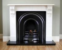 Canterbury Victorian Arched cast Iron Fireplace Insert