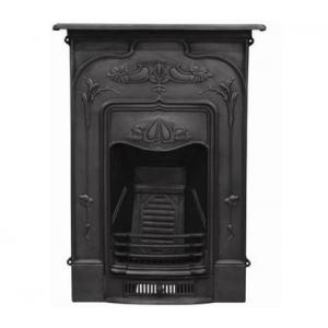 Jasmine Art Nouveau Cast Iron Combination Fireplace