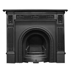 Scotia Victorian Arched Cast Iron fireplace Insert