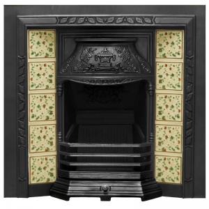 Laurel Victorian Tiled Cast Iron Fireplace Insert