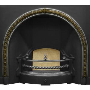 Kensington Georgian Arched Cast Iron Fireplace Insert