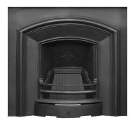 London Plate Wide Victorian Cast Iron Fireplace Insert