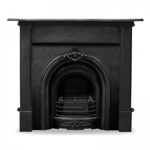 Prince Victorian Arched cast iron Fireplace Insert