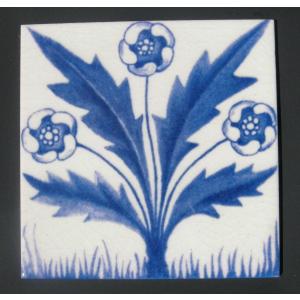 William Morris Arts & Crafts Buttercup Fireplace Tiles