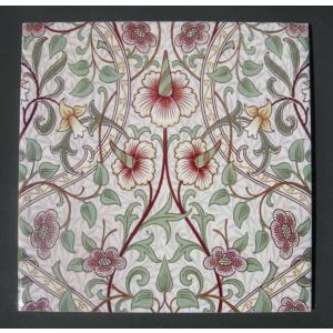 William Morris Arts & Crafts Daffodil Fireplace Tiles