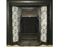 Original Arts and Crafts Tiled Fireplace Insert