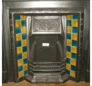 Edwardian Cast Iron Fireplace Surrondd