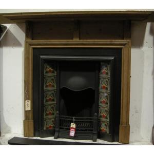 Original Reclaimed Edwardian Pine Fireplace Surround