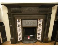 Original Victorian Cast Iron Fire Surround