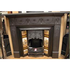 Reclaimed Edwardian Cast Iron Fireplace Surround