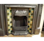 Original Victorian Cast Iron Fire Surround