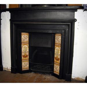 Edwardian Cast Iron Fire Surround