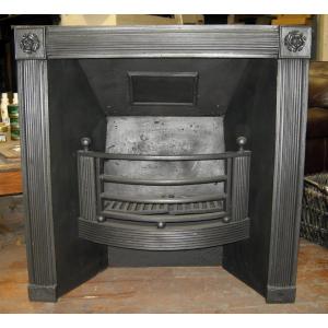 Georgian Regency Cast Iron Fireplace Insert