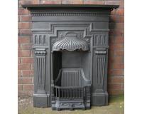 Victorian Cast Iron Combination Fireplace