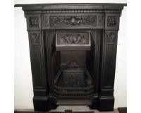 Victorian Cast Iron Combination Fireplace