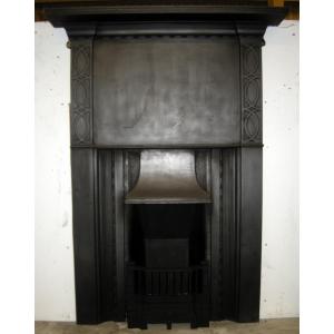 Edwardian Cast Iron Combination Fireplace