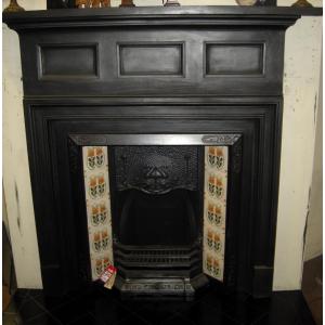 Reclaimed Edwardian Cast Iron Fireplace Surround