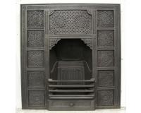 Aesthetic Movement Cast Iron Fireplace Insert