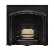 London Plate Wide Victorian Cast Iron Fireplace Insert