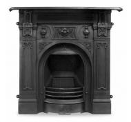 Victorian Large Cast iron Combination Fireplace