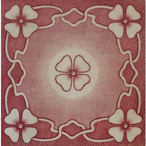 Arts & Crafts Clover Leaf Fireplace Tiles