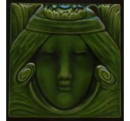 Art Nouveau Lady 3 Fireplace Tiles