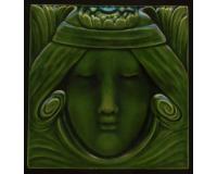 Art Nouveau Lady 2 Fireplace Tiles