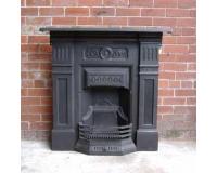 Arts & Crafts Cast Iron Combination Fireplace