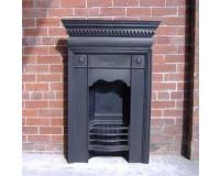 Antique Victorian Cast Iron Combination Fireplace