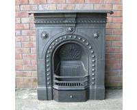 Antique Victorian Cast Iron Fireplace Combination