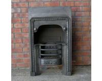 Antique Georgian Hobbed Cast Iron Fireplace Insert