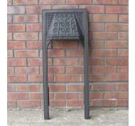 Antique Arts & Crafts Cast Iron Fireplace Insert