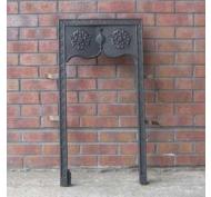 Antique Arts & Crafts Cast Iron Fireplace Insert