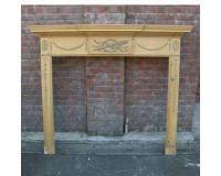 Antique Georgian Pine Fireplace Surround