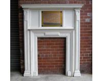 Antique Georgian Pine Fireplace Surround Mantel