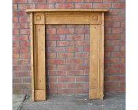 Antique Georgian Pine Fireplace Surround