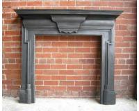 Antique Victorian Cast Iron Fireplace Surround